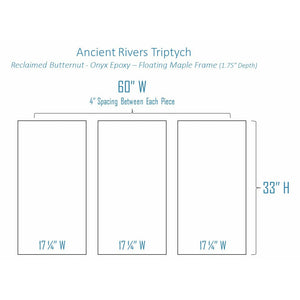 b- Ancient Rivers Triptych